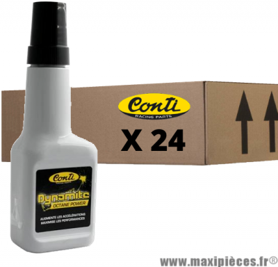 24 x 125 ml d'additif essence dynamite octane power Conti 125ml 2/4 temps *Déstockage !