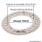 Couronne pas en 520 aluminium 49 dents 12 trous adaptable moto Derbi 250 DXR, Yamaha DT 200/400 SR 500 TT 250/350/600 WR 125/250/400/500 XT 500 * Déstockage !