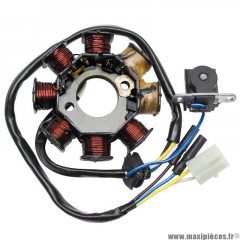 Stator allumage pour scooter chinois gy6 139qmb 4t, peugeot kisbee, vclic * Prix spécial !