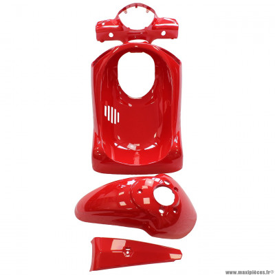 Kit carrosserie 4 pièces pour scooter piaggio liberty 50-125-150-200cc 2004-2014 couleur rouge