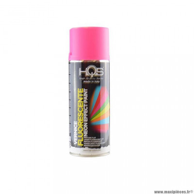 Bombe peinture marque HQS fluo rose (400ml)