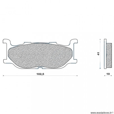 Plaquettes de frein 62 g1050 avant marque Galfer pour maxi-scooter 400 / 500 majesty / tmax 2001--2003