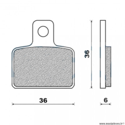 Plaquettes de frein 106 g1050 marque Galfer pour moto avant / arrière mini gasgas / beta / polini / metrakit / sh