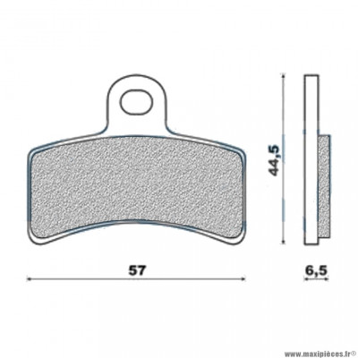 Plaquettes de frein 107 g1054 avant + arrière marque Galfer pour moto gas gas txt / ec / sm