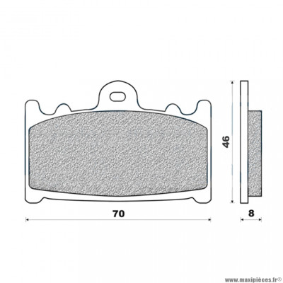 Plaquettes de frein 132 g1054 avant marque Galfer pour moto 125 / 250 / 400 gas gas / kawasaki zx6r / zxr / suzuki