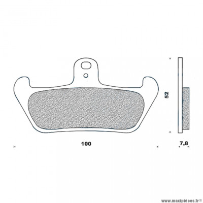 Plaquettes de frein 136 g1054 avant marque Galfer pour moto 125 cagiva super city