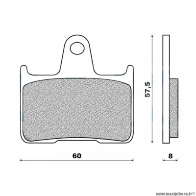 Plaquettes de frein 163 g1054 arrière marque Galfer pour moto harley davidson xl / honda / kawasaki gsxr1000