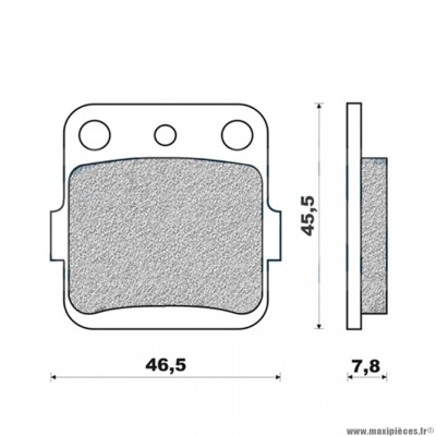 Plaquettes de frein 172 g1054 arrière marque Galfer pour moto yamaha yz80 1993>2002 / yz85 après 2003