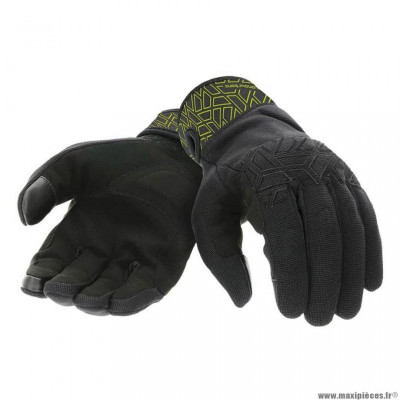 Gants été marque Tucano Urbano miky - noir- jaune fluo/graphic taille 09 m - epi 1