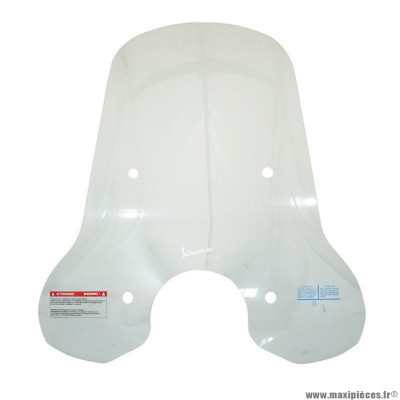 Pare brise haut origine piaggio pour scooter 50-125 vespa primavera 2013-2019 transparent