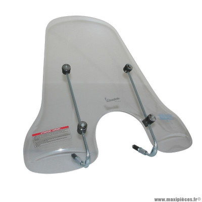 Pare brise haut transparent origine piaggio pour maxi-scooter 125-250-300 vespa gts après 2007