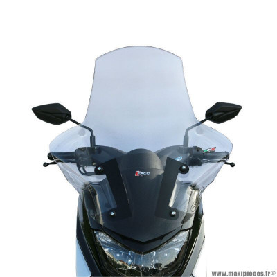 Pare brise pour maxi-scooter yamaha 125 n-max après 2015 transparent marque Faco