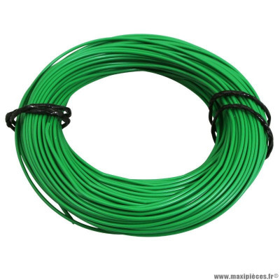 Fil électrique 0,75mm2 9-10 multibrin vert (50m)