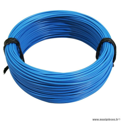 Fil électrique 1,00mm2 12-10 multibrin bleu (50m)