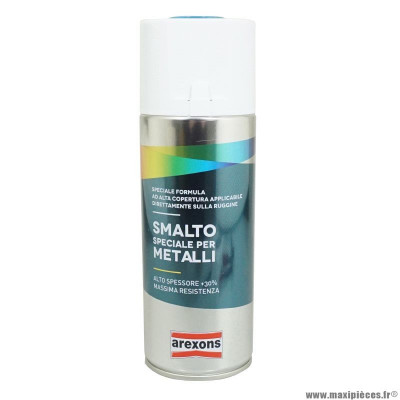 Bombe de peinture marque Arexons smalto spécial metal brillant bleu ral 5012 aérosol 400 ml (3206)