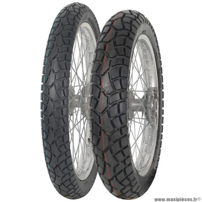 Pneu moto 19p 100-90-19 marque Mitas mc24 front tl 57s (trail)