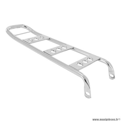 Porte bagage pour mobylette peugeot 103 sp, spx chrome arrière (4 branches)