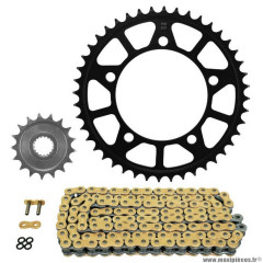 Kit chaine Afam pour BMW 900 f r 2020-2021 525 17x44 (diamètre couronne 119-140-12.2) (démultiplication origine)