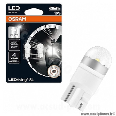 Ampoule Osram LED Ledriving W5W White (Blister de 2 ampoules)