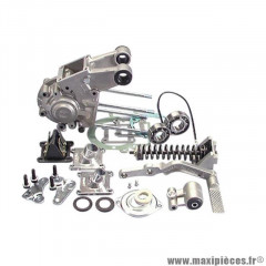 Carter moteur Polini complet avec support moteur pour Peugeot 103 Clip Rcx Spx Hollywood Vogue Mvl Sp Chrono Pro 2T 50cc