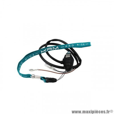 Coupe circuit KRM Pro Ride Anti-agression magnétique Turquoise