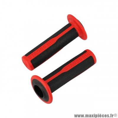 Revetement / Poignée Stage6 Ultimate Grips Noir / Rouge 125mm