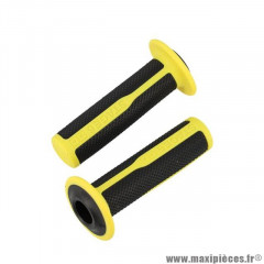 Revetement / Poignée Stage6 Ultimate Grips noir / jaune 125mm