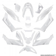 Carrosserie/Carenage blanc perle kit 14 pièces pour Maxi Scooter HONDA PCX 125 cc