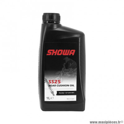 Huile pour amortisseur Showa SS25 viscosité 11.27 cSt à 40 degrés 2.5W (1L)