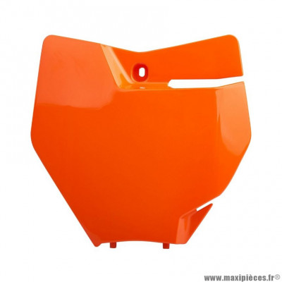 Plaque numéro/tête de fourche Polisport orange 2016>2018 pour Moto KTM