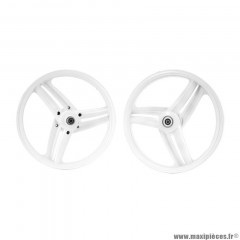 Jante Grimeca 17'' blanc pour Mobylette PEUGEOT 103-MVL, 103-SP