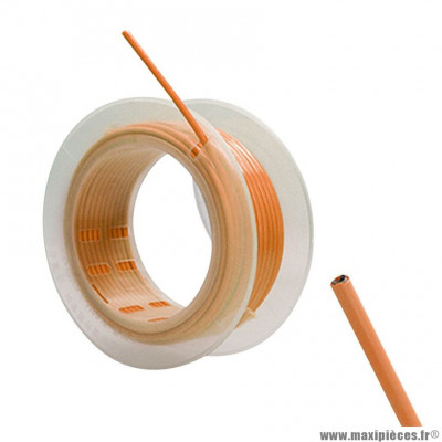 Gaine pour câble de gaz 50 à boîte Voca Teflon orange diam 5mm longueur 20m