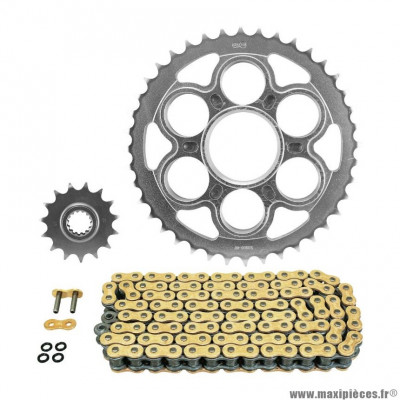 Kit chaine Afam 530 15x40 (Diamètre couronne 60/110/38) pour Moto DUCATI MULTISTRADA 1260 cc