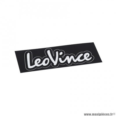 Autocollant/Sticker silencieux moto Leovince (90x30)