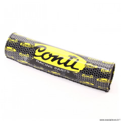 Mousse de guidon Conti jaune/noir 22cm pour moto/50 à boite/scooter/mobylette/quad * Déstockage !