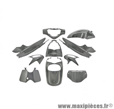 Kit 10 pièces carrosserie gris pour maxi scooter 125-150cc honda sh 2005>2008