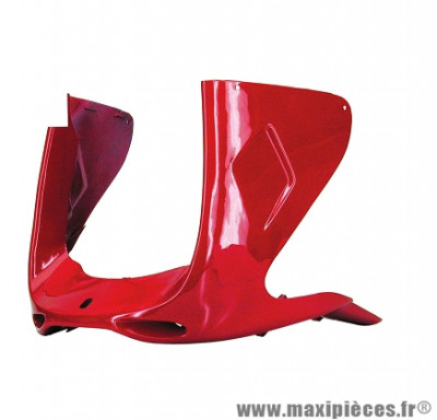 Tablier avant inférieur rouge scuderia (bas de caisse) pour scooter mbk nitro / yamaha aerox