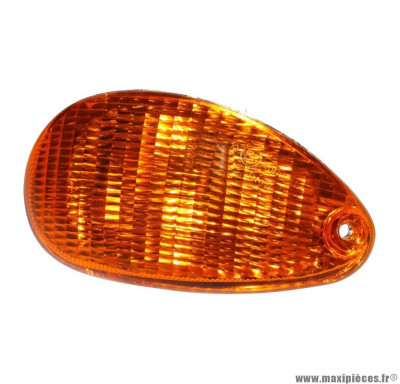 Clignotant orange arrière gauche (homologué CE) pour scooter piaggio vespa et2 1997>2000, vespa et4 2000>2005