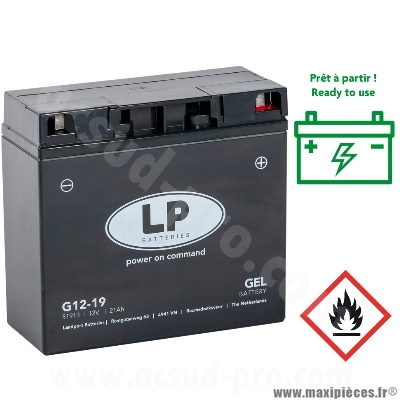 Batterie Landport MG G12-19 21Ah sans entretien gel