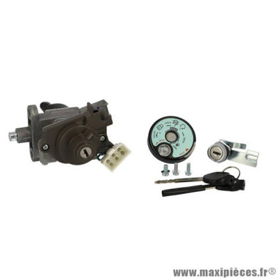 Contacteur à clé complet OEM SYM pour Sym Orbit 125 cc, Sym Orbit 50cc, Sym Orbit Iii 4T 50cc