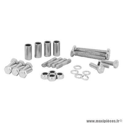 Kit Vis / Boulon Moteur Chrome 30 Pièces adaptable solex adaptable solex adaptable solex 2200, adaptable solex adaptable solex 3800, adaptable solex adaptable solex 5000